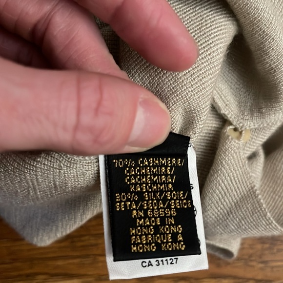 Donna Karan cashmere wrap top - Picture 8 of 8